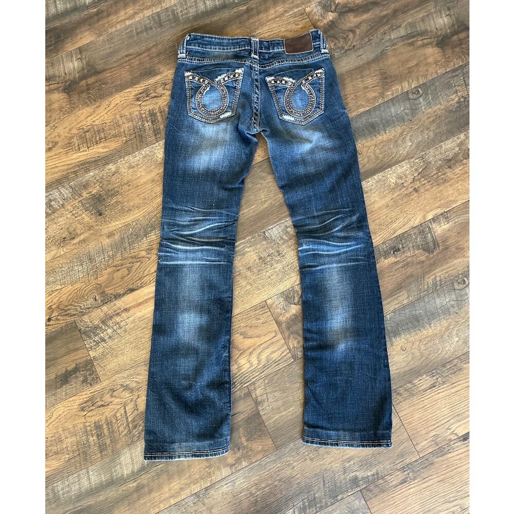 Big Star Vintage Liv Boot Women's Gem Pocket Jeans 26L (26 x 31)